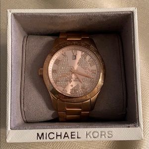 Michael Kors rose gold watch
